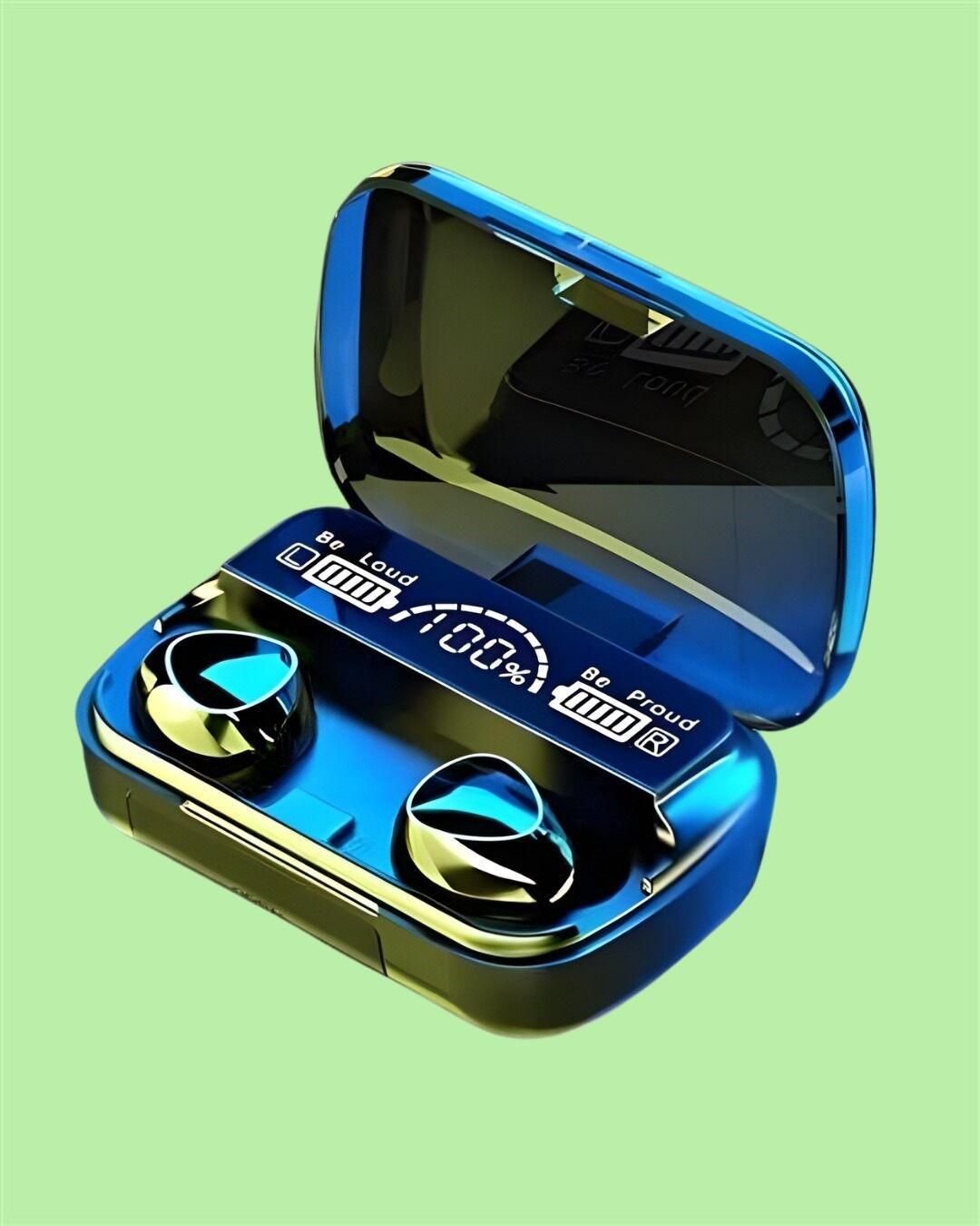 M10 TWS Wireless Earphone Touch Bluetooth Earplugs in The Ear Stereo Sport Headsets Noise Reduction Headphones with Digital Display Black - Image 2