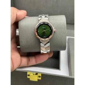 Dior Watch Diamond Rose gold Twotune Green Dial For Women (SW247)