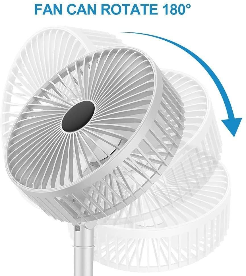 Powerful Rechargeable Table Fan - Image 3