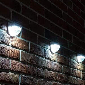Solar Fence Lights (Pack Of 4)