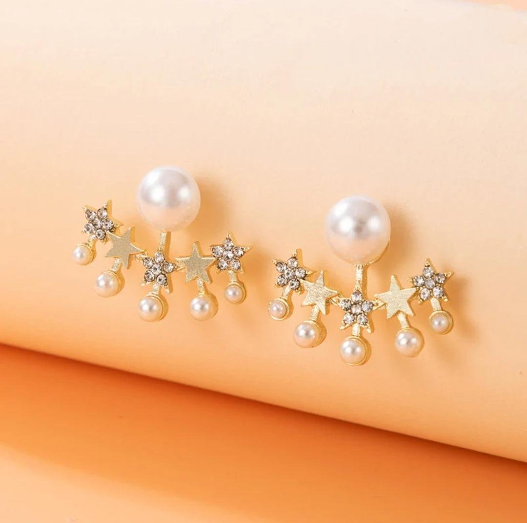 AVR JEWELS Stunning Gold Plated Princess Bride Ear -Etsy Ireland Earrings For Women and Girls - Image 2