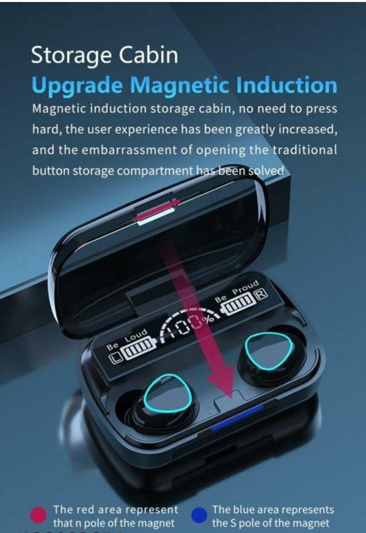 M10 Pro TWS Wireless Earbuds Touch Control Bluetooth Headphones - Image 3