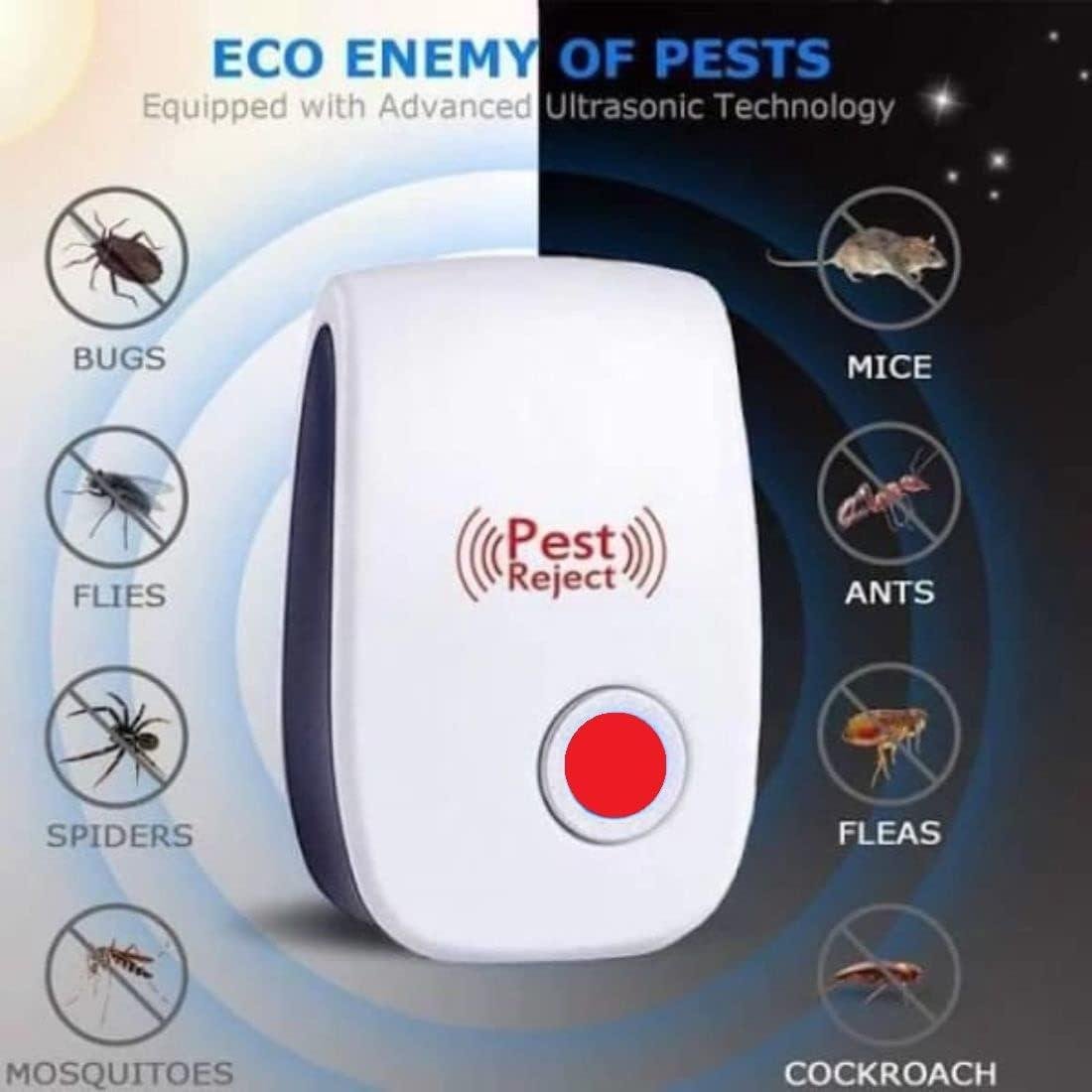 Ultrasonic Pest Repeller for Mosquito , Cockroaches , etc (Pack of 2) - Image 4