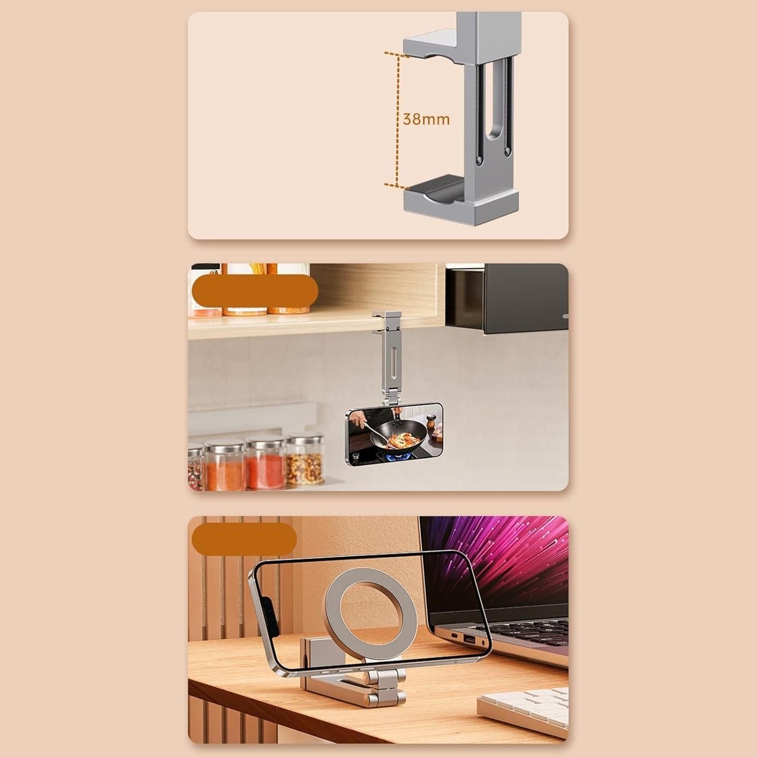 Magnetic Desktop Phone Holder - Image 3