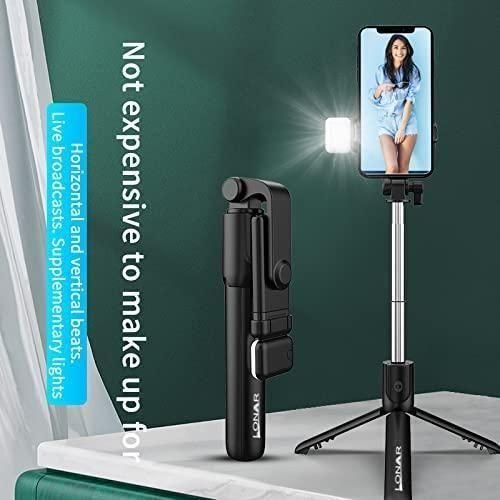Extendable Flash 3-in-1 Selfie Stick Tripod With Bluetooth Remote - Image 3