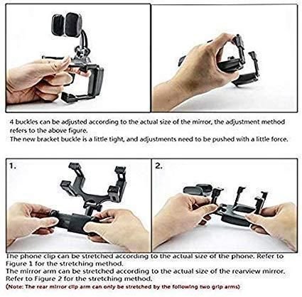 Mirror Mount Truck Auto Bracket Holder Cradle - Image 2