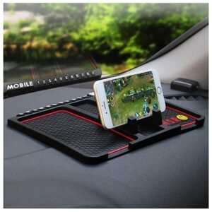 Hsr Car Accessories Multifunction Phone Gps Holder Anti-slip Silicone Pad And Car Mobile Holders For Car Dashboard