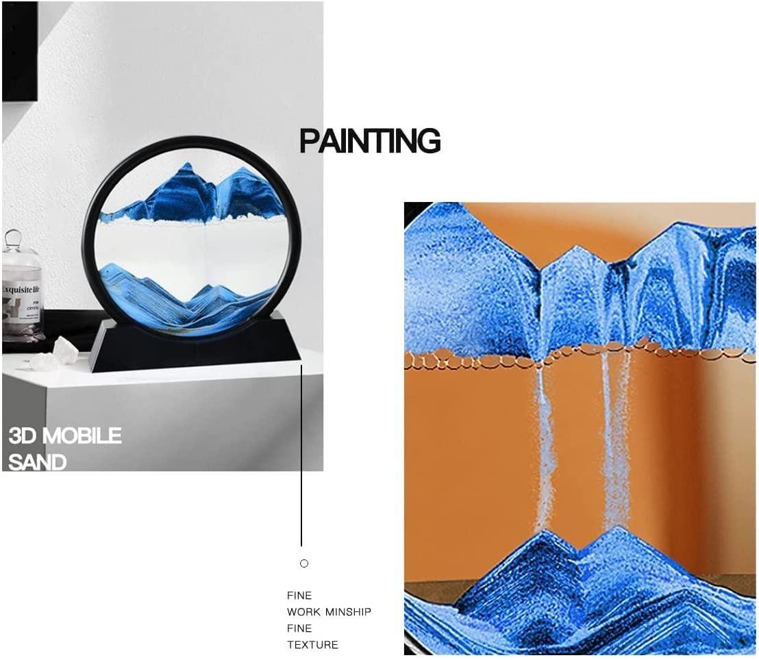 Relaxing Kinetic Sandscape Art Table Desk - Image 2