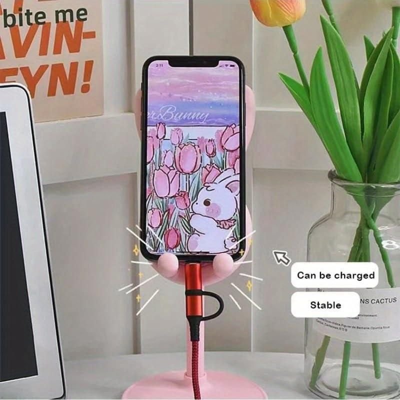 Adjustable Rabbit Cartoon Phone Stand - Image 2