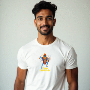 Happy Kali Puja T-Shirt For Men (K02)