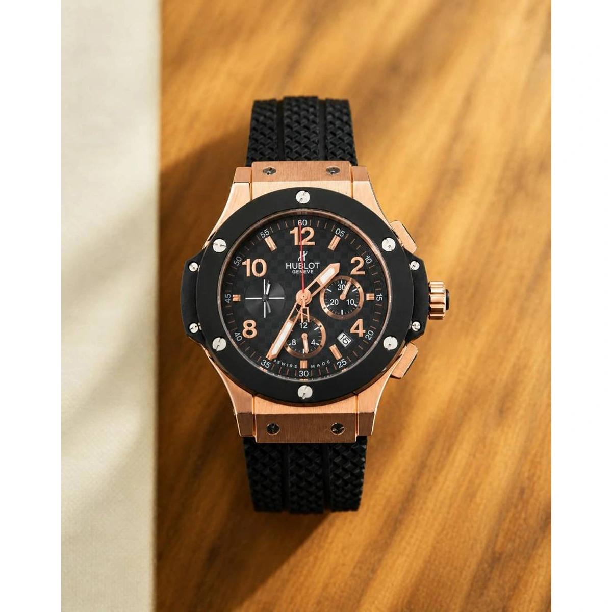 Stylish Hublot Big Bang Fusion Watch Black Brown For Men (SOS107) - Image 4
