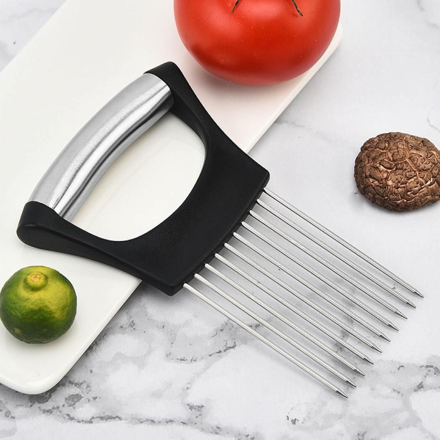 Stainless Steel Cutting Kitchen Slicer Holder (Pack of 2) - Image 2