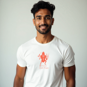 Happy Kali Puja T-Shirt For Men (K04)