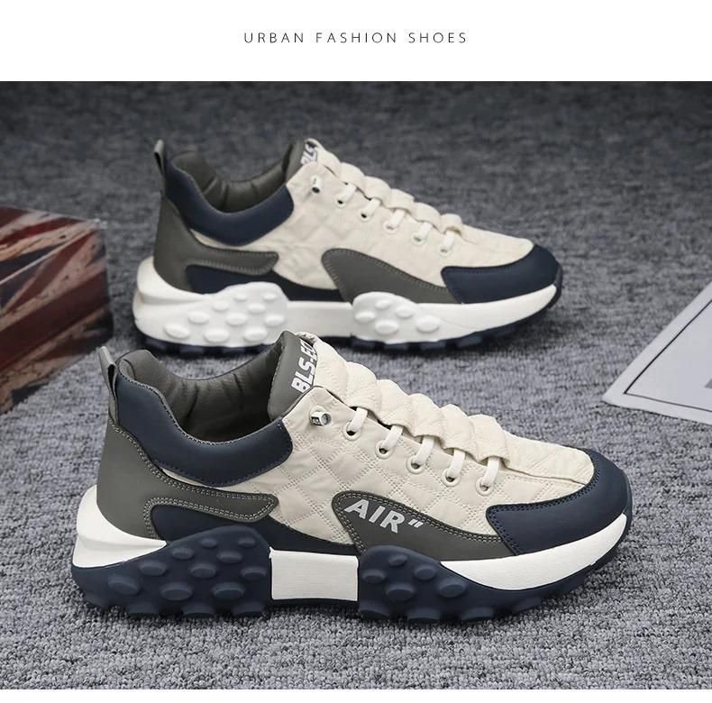 Mens Casual Shoes Thick Base Sneakers - Image 2