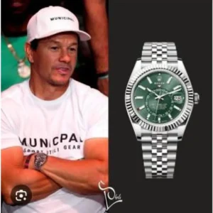 Rolex Watch Sky dweller Green For Men