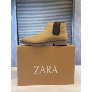 Zara Chelsea Suede camal For Men (LAB740)