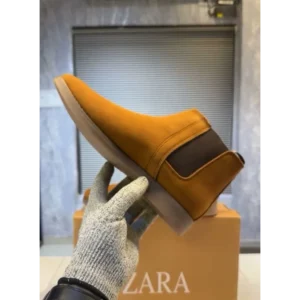 Zara Chelsea Suede Tan For Men (LAB741)