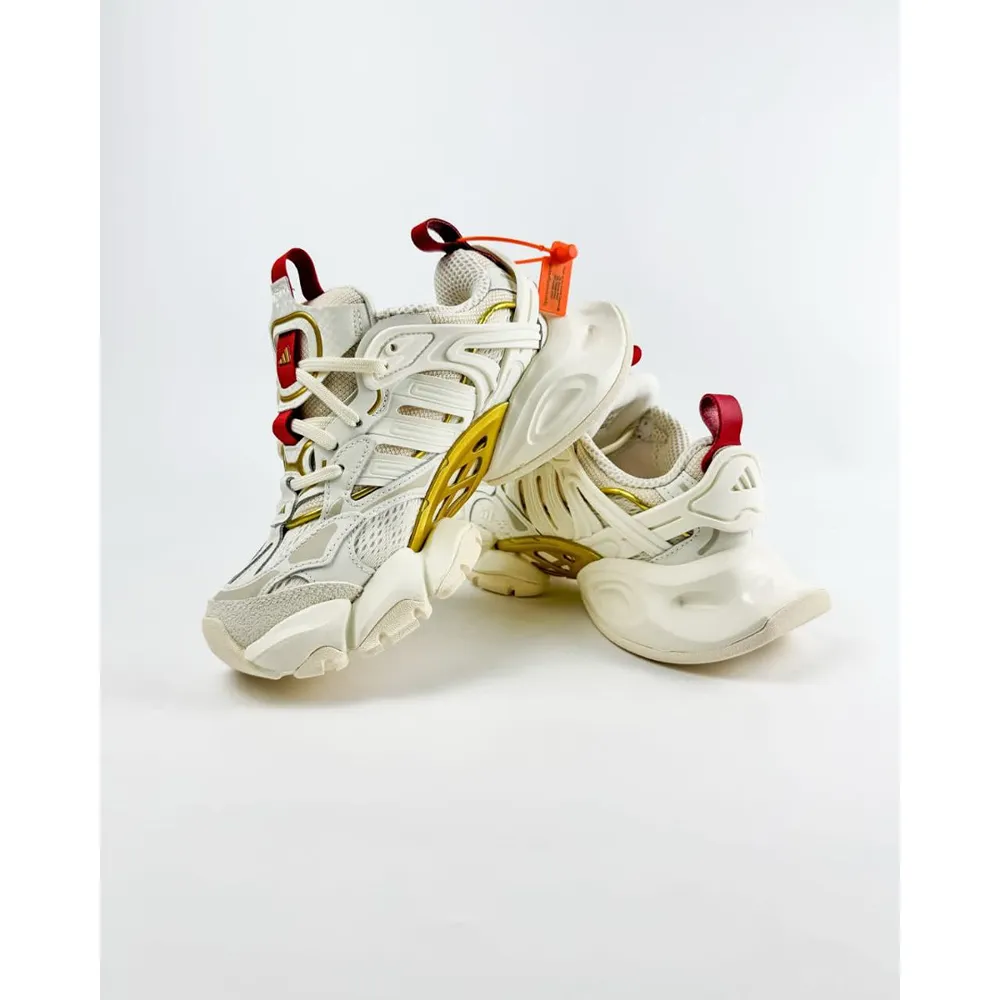 Adidas Runner White Gold Metallic Shoes For Men (BOT1214) - Image 3