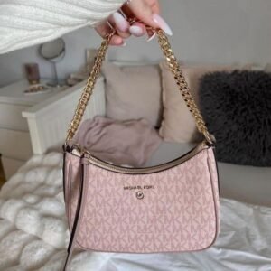 Off White Binder Nylon Small Crossbody Bag For Women (LAB961)