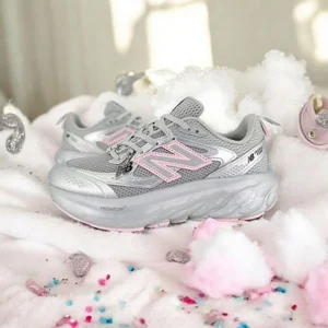 Ganni X New Balance Fresh Foam Gray Shoes For Women (BSF768)