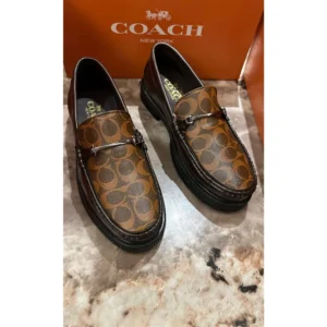 Coach Monogram Loafers Shoes For Men (LAB1033)
