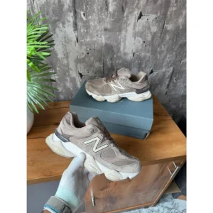 Stylish New Balance 9060 Mushroom Brown Shoes For Men (LAB1070)