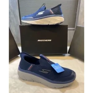 Stylish Skechers Slip Ins Max Cushioning Blue White Shoes For Men (LAB1133)