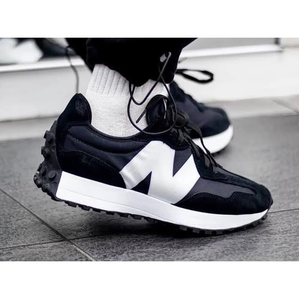 Premium New Balance 327 Black White Shoes For Men (LAB1222) - Image 3